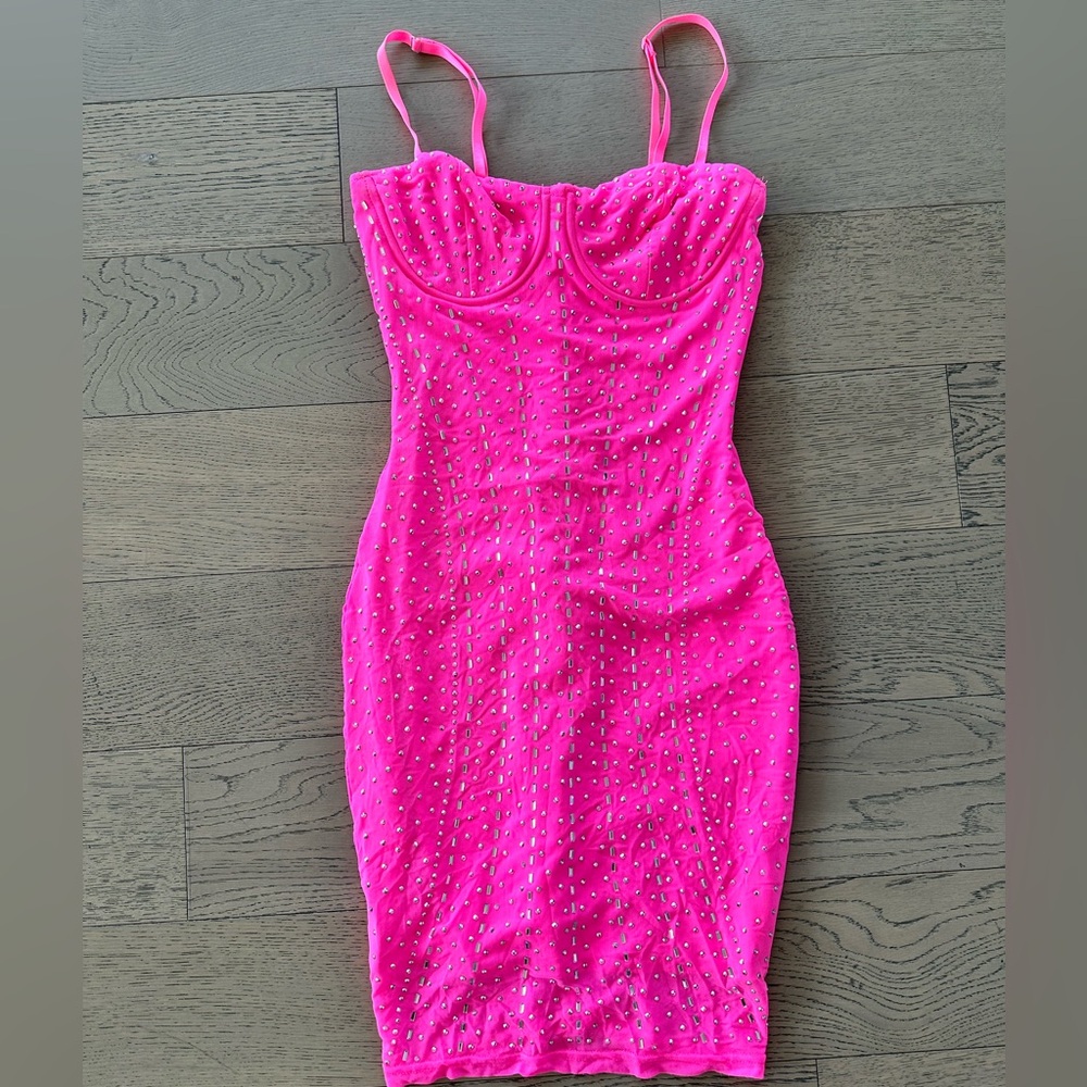 Hot Pink Party Dress